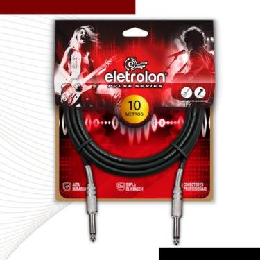 Imagem de Cabo P10 Mono P10 Mono Para Violão Guitarra Baixo 10m Metros - Pulse E