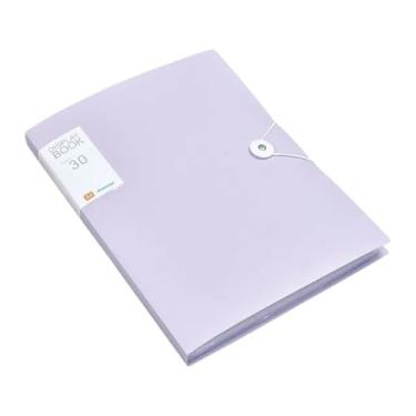 Imagem de Pastas de arquivo 30/60 páginas papel de inserção transparente A4 pasta de arquivos para exibição de livros bolsa organizadora de documentos de escritório material escolar papelaria arquivo jaqueta