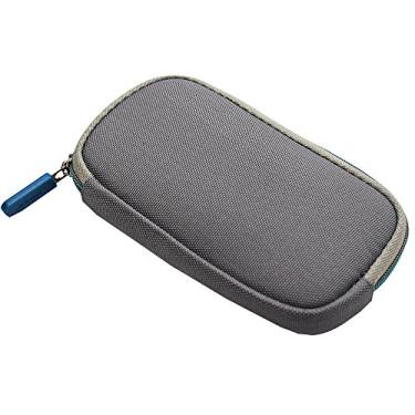 Imagem de Bolsa de armazenamento para fones de ouvido com zíper para Bose QC20 QC 20 QC20i QC 20i QuietComfort 20 Fones de ouvido, Cinza