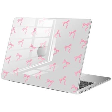 Imagem de BlHMCASE Compatível com MacBook Air de 13,5 polegadas M4 M3 M2 2025-2022 A3240 A3113 A2681, capa rígida protetora rosa fofa para MacBook Air 13.6