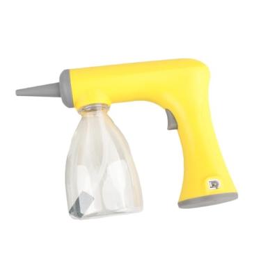 Imagem de predolo Máquina de espuma para permanente, fabricante de espuma, carregamento uniforme e conveniente de permanente quente e fria, máquina profissional de, Amarelo 300ml