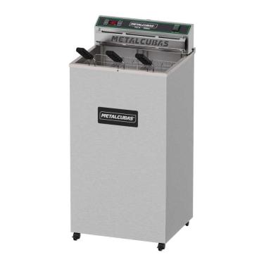 Imagem de Fritador Elétrico Com Pedestal 18 Litros Óleo 8000W FOE 18 P 220V - Metalcubas