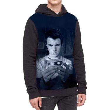 Imagem de Moletom Com Capuz 13 Reasons Why Ref:501 - smoke, Preto, GG