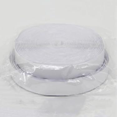 Imagem de Rolo de fixação de fita adesiva traseira de 2 cm x 80 cm, fita adesiva de nylon para escritório, escola, carro e organização de artesanato, pacote com 2 (branco)