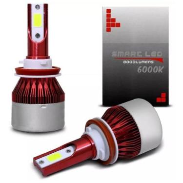 Imagem de Kit Lâmpada Tay Tech Smart Led H11 8000 Lúmens