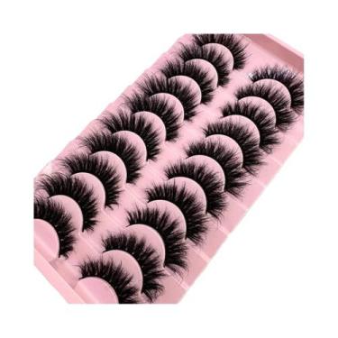 Imagem de Cílios Postiços DD Russian Mink 10 Pares Naturais Longos E Volumosos F