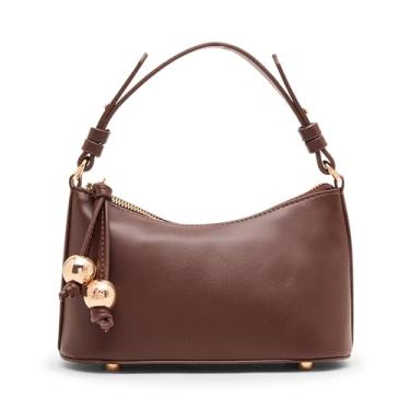 Imagem de Anne Klein Bolsa feminina com alça conversível, molho de chocolate