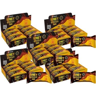 Imagem de Kit 5X Barra Whey Grego Bar - 12 Unidades de 40g Dulce de Leche Havanna - Nutrata-Masculino