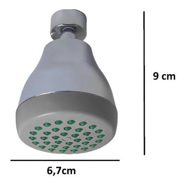 Imagem de Ducha Chuveiro Crivo Econômico Para Sistema A Gás Ou Solar A