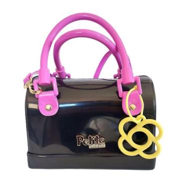 Imagem de Bolsa Infantil Bloom Preta Petite Jolie PJ11156 Transversal - Nova
