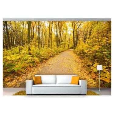 Imagem de Papel De Parede Estrada Caminho Floresta 3D Nes096 3M² - Você Decora