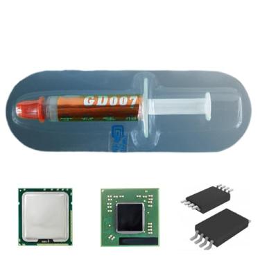 Imagem de Pasta térmica para computador | Pasta de dissipação de calor - Tubo de seringa de silicone com graxa condutora para resfriamento, componentes eletrônicos, computador, casa, mulheres, homens, CPU