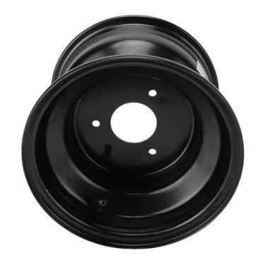 Imagem de Asixxsix Aro de Roda de ATV 18X9.50-8, Cubo de Aro de Roda de Metal de Alta Resistência, Aro de Roda de Kart de 8 Polegadas para Atvs, Karts, Veículos Off-road e Quadriciclos (3 buracos)