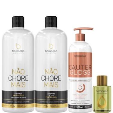 Imagem de Borabella Kit Não Chore 1L + Cauter 500ml + Argan 7ml