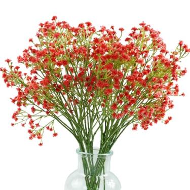 Imagem de Bairdish Babys Breath Flowers Artificial Bulk-15 Bundle Faux Gypsophila Decoração de Festa de Casamento, Hastes Florais Falsas para Vaso Casa Jardim Mesa Centro de Mesa Sala de Estar Decoração de