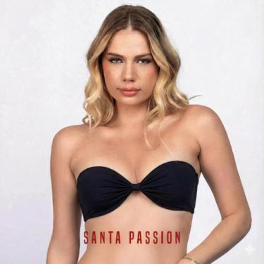 Imagem de Sutiã Santa Passion sem alça com Bojo e Aro Liso de Alta Sustentação P