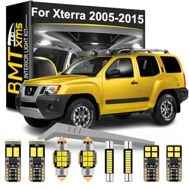 Imagem de BMT xms Kit de luz interior LED de substituição para Nissan Xterra 2005 2006 2007 2008 2009 2010 2011 2012 2013 2014 2015, super brilhante 6000K branco