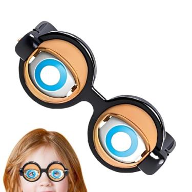 Imagem de Óculos Com Olhos Engraçados - Óculos De Piscar Leves Para Partidas | Com Olhos Engraçados Para Festa | Para Jovens Adolescentes Adultos Em Espetáculos Festas Fotos Atuações