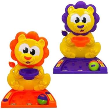 Imagem de Cesta de basquete infantil com bola e marcador de pontos, divertido, 25cm