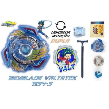 Imagem de Beyblade Burst Metals C/lançador Victory Valtriek V2 Valt - TD