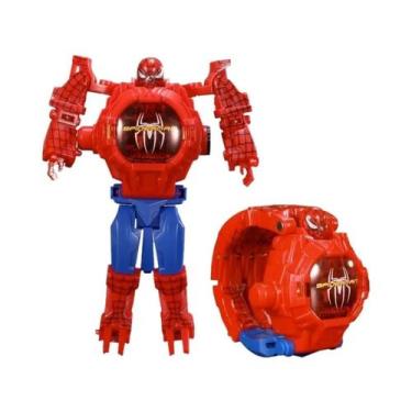 Imagem de Marvel Homem Aranha Batman Relógio Infantil Anime Brinquedo Infantil B