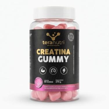 Imagem de Creatina Gummy Monohidratada Teranutri 60 Gomas Sabor Bubble Gum Sem Adiçao de Acucares