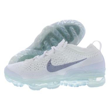 Imagem de Nike Tênis feminino Air Vapormax 2023 Flyknit (DV6840-100, branco/prata metálico/prata metálico), Branco/prata metálico/prata metálica, 38