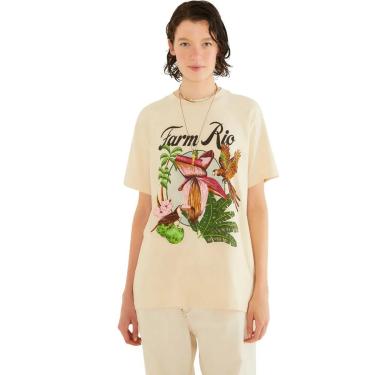 Imagem de Tshirt Média Farm Rio Mangará Bege-Feminino