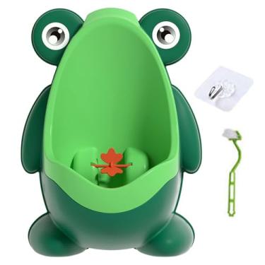 Imagem de ZJchao Bebê Sapo Mictório Dos Desenhos Animados Engraçado Crianças Montado na Parede Mictório de pé para Crianças Meninos Plástico