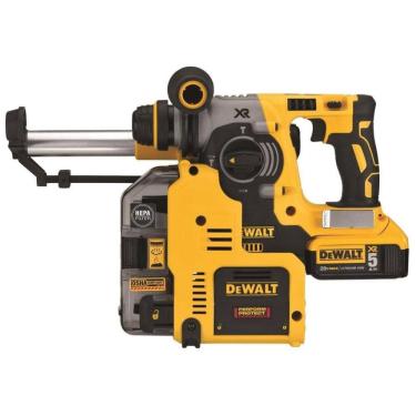 Imagem de Martelete Rotativo em L sem Fio a Bateria 20V MAX, DEWALT DCH273P2DHO, Amarelo