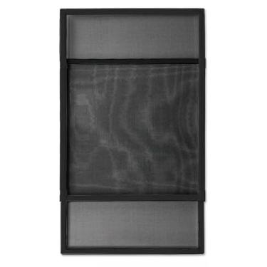 Imagem de Tela Contra Mosquito Tela Mosquiteira Mosquiteiro Removível para Janelas Proteção Contra Mosquito tela mosquiteiro para janela(PRETO,60 LARGURA x125 ALTUTA)