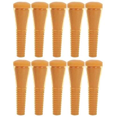 Imagem de GLOGLOW Plucker Fingers, 10 peças de borracha de pena de frango, pegador de pena de aves, pegador de penas de pato codorna para máquina de barra de remoção de pelos de aves (10 peças)