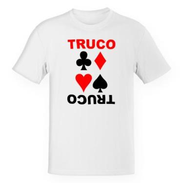 Imagem de Camiseta Unissex  Truco Naipes do baralho, G