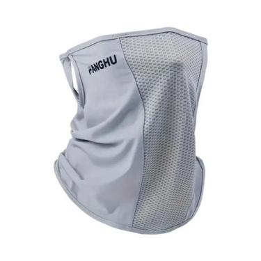 Imagem de Máscara Facial De Ciclismo Em Seda Gelada Leve E Respirável, Bandana, 