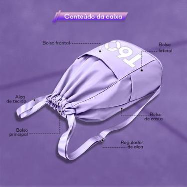 Imagem de Bolso Bag T60 Rosa Cinza Academia Futebol Corrida Ciclismo, Rosa cinza