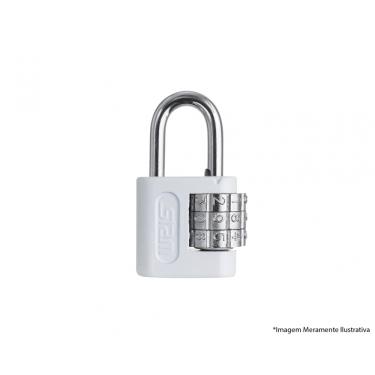 Imagem de Cadeado Segredo Stam 25Mm Branco 503