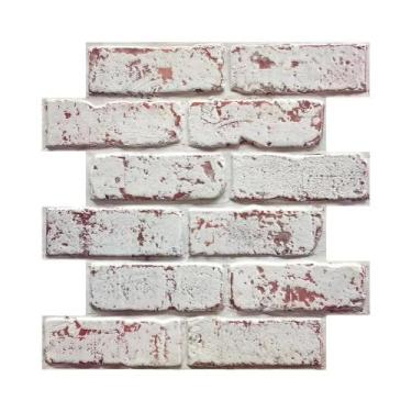 Imagem de Adesivos De Azulejos De Tijolo 3D Foscos, 30cm X 30cm, Resistentes À Á