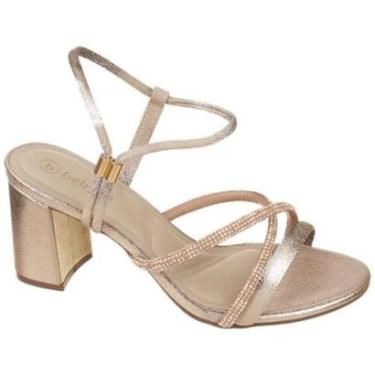 Imagem de Sandália Bebecê Salto Bloco - Feminina-Feminino