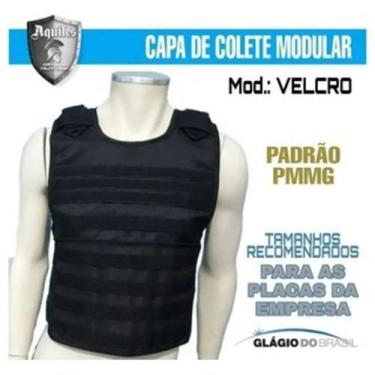 Imagem de Capa de colete modular C/03 acessórios - lateral padrão Glagio PMMG - 
