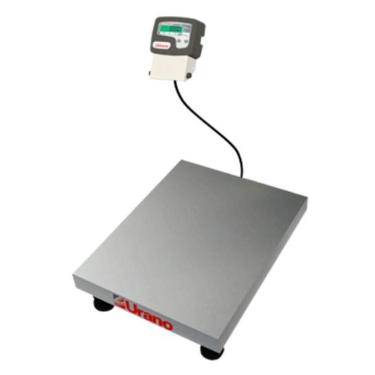 Imagem de Balança Eletrônica UR10000 Light W 300 kg com Plataforma 40x50 cm, Bandeja em Aço Inox e Estrutura sem Coluna 0506 - Urano