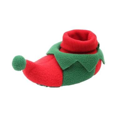 Imagem de Sapatos De Bebê Fofos De Papai Noel Para Meninos E Meninas, Primeiros 