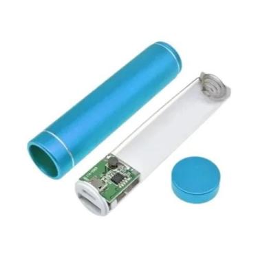 Imagem de Mini Power Bank Com Compartimento Oculto Para Armazenamento, Cofre Fal