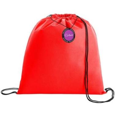 Imagem de Mochila tipo Saco Gym Sack em TNT Premium 37x41cm Cute TopGet-Unissex