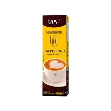 Imagem de Cápsula Três Corações Cappuccino Doce De Leite Havanna 10 Un, 10 Cápsu
