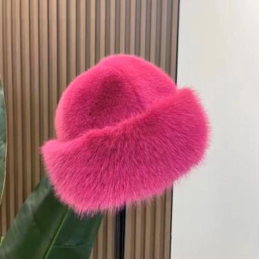 Imagem de Chapéu Gorro Russo de Pelúcia Pele Frio Inverno Corta Vento - Modas Fa