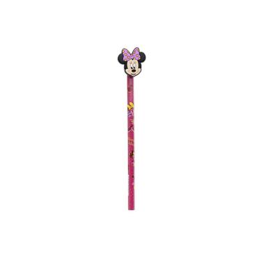 Imagem de Lápis Preto Molin do Brasil Top Minnie Mouse HB com Top Emborrachado Decorativo 1 Unida...