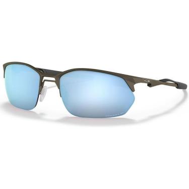 Imagem de Óculos de Sol Oakley Wire Tap 2.0 Satin Lead W/ Prizm Deep Water Polarized-Masculino