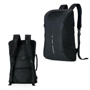 Imagem de Mochila Executiva para Notebook All Black Life Expert Poliéster 49x26x17CM Preto Unissex
