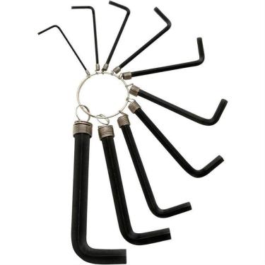 Imagem de Chave Allen 1,5 A 10mm Com 10 Peças - 8216 - Brasfort Chave Allen 1,5 A 10mm C/10pc 821...