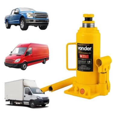 Imagem de Macaco hidráulico garrafa 10 toneladas 1 estágio - Vonder